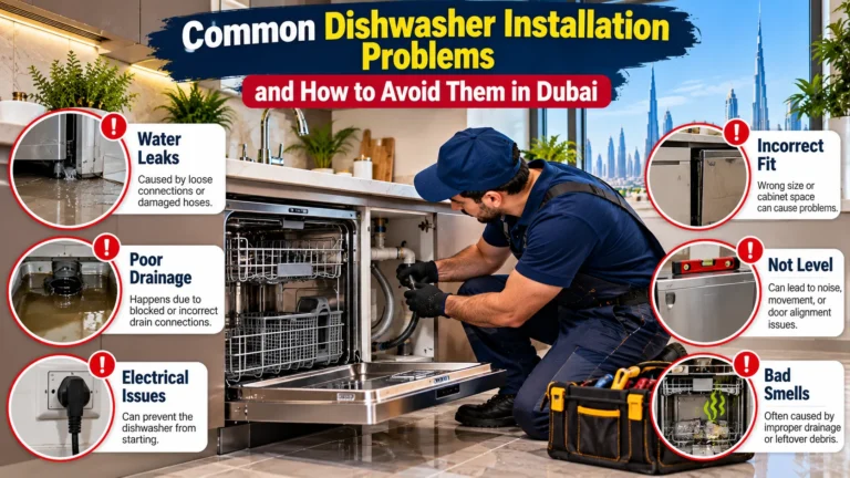 Common Dishwasher Installation Problems and How to Avoid Them in Dubai 2 Common Dishwasher Installation Problems