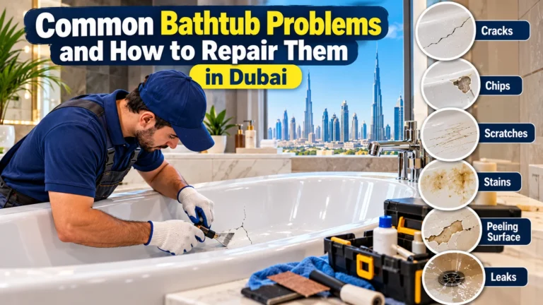 Common Bathtub Problems and How to Repair Them in Dubai 3 Common Bathtub Problems