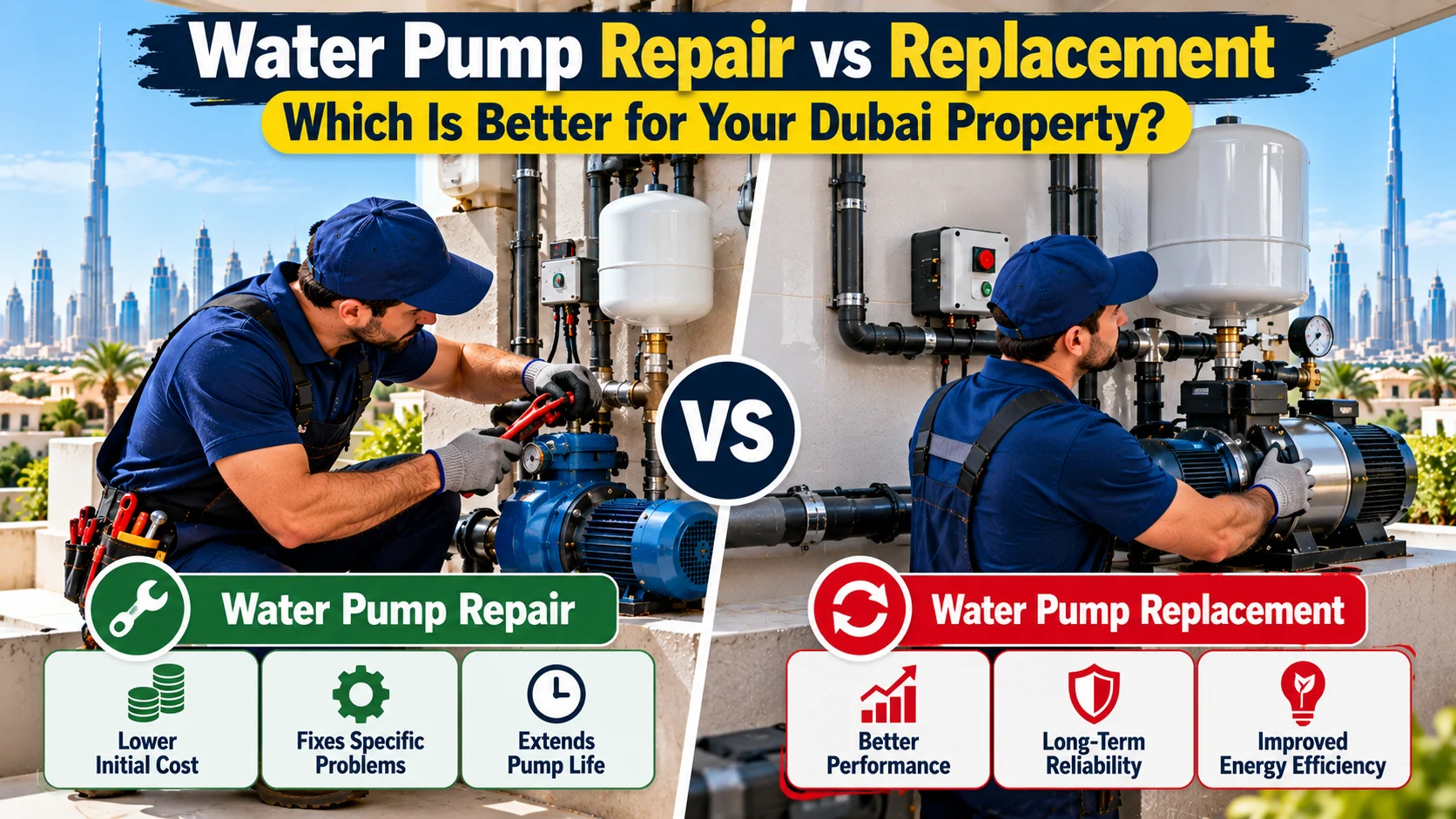 Water Pump Repair vs Replacement
