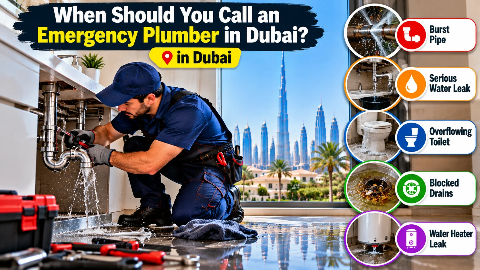 When Should You Call an Emergency Plumber in Dubai?