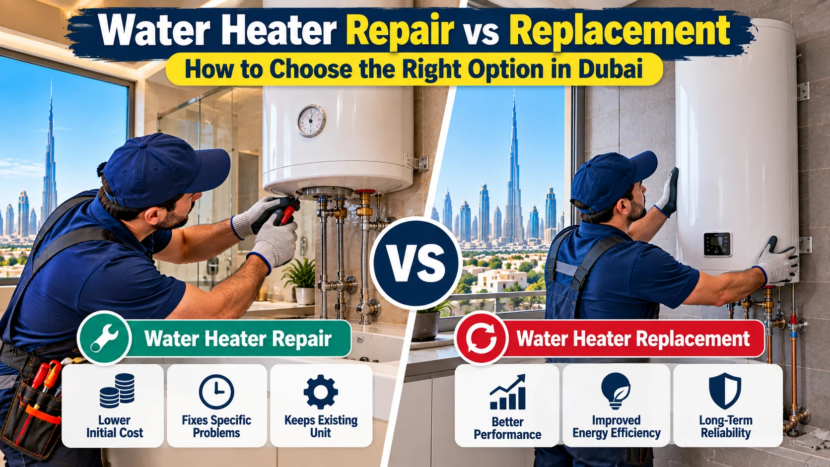 Water Heater Repair vs Replacement