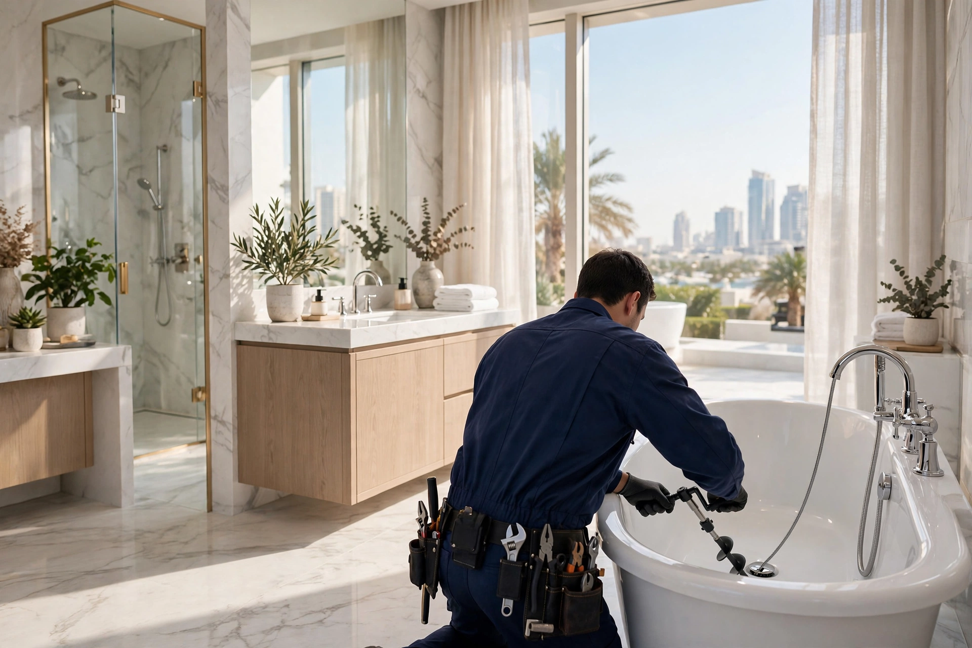 Bathtub Drain Blocked in Dubai? How to Clear It - image 1