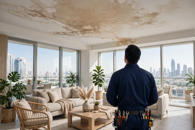 Ceiling Water Stains in Dubai Apartments: What They Mean