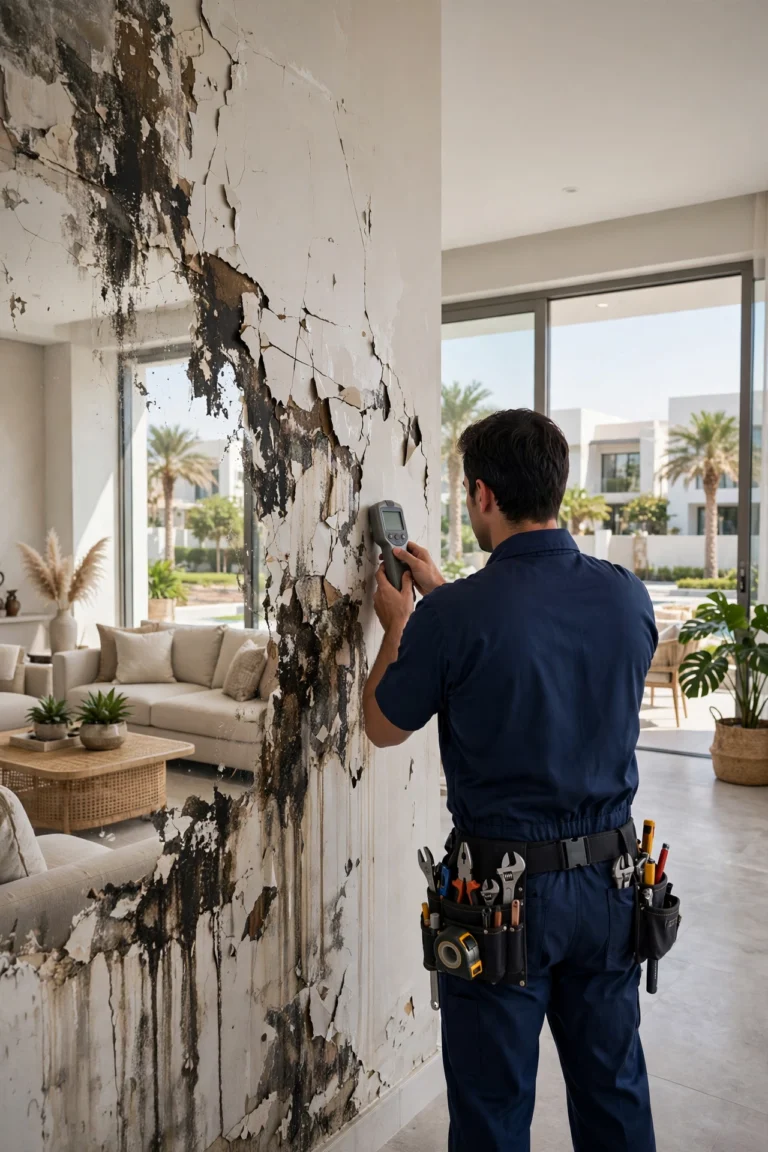 Topic 39 - Signs of a Water Leak Behind Walls in Dubai Villas - featured hero